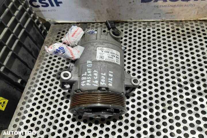 Compresor AC 5K0820803A 5K0820803A Volkswagen VW Passat B7 [2010 - 20 - 2