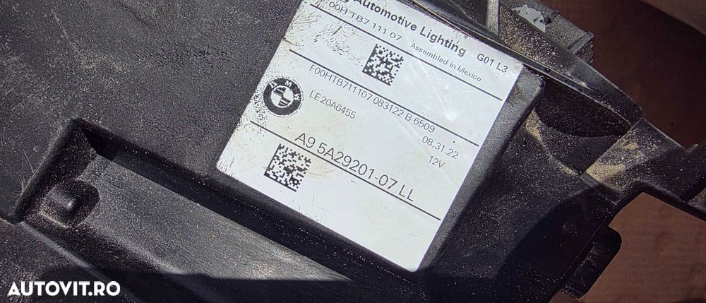 Far stanga Bmw X3 G01 / X4 G02 Facelift 2021 2022 / 2023 2024 - 7