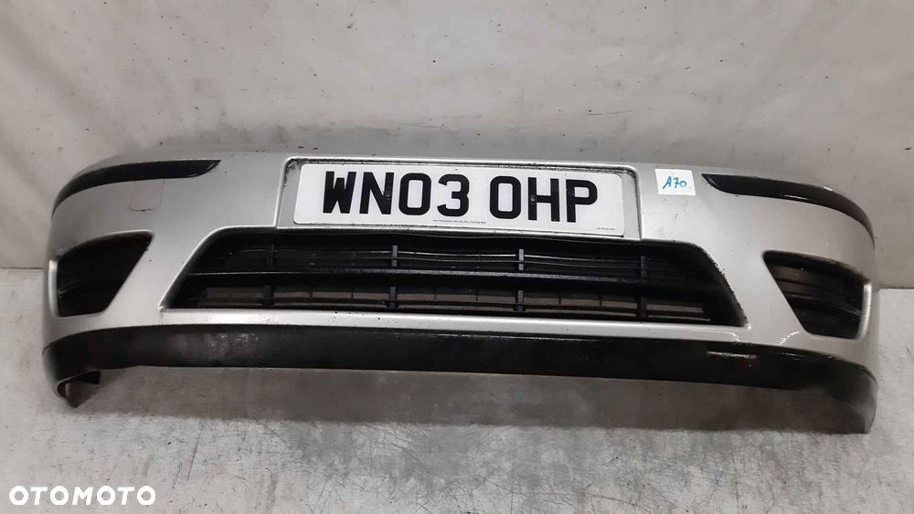 + ZDERZAK PRZÓD PRZEDNI DO FORD FOCUS MK1 I LIFT FL 08 SREBRNY HALOGENY - 1