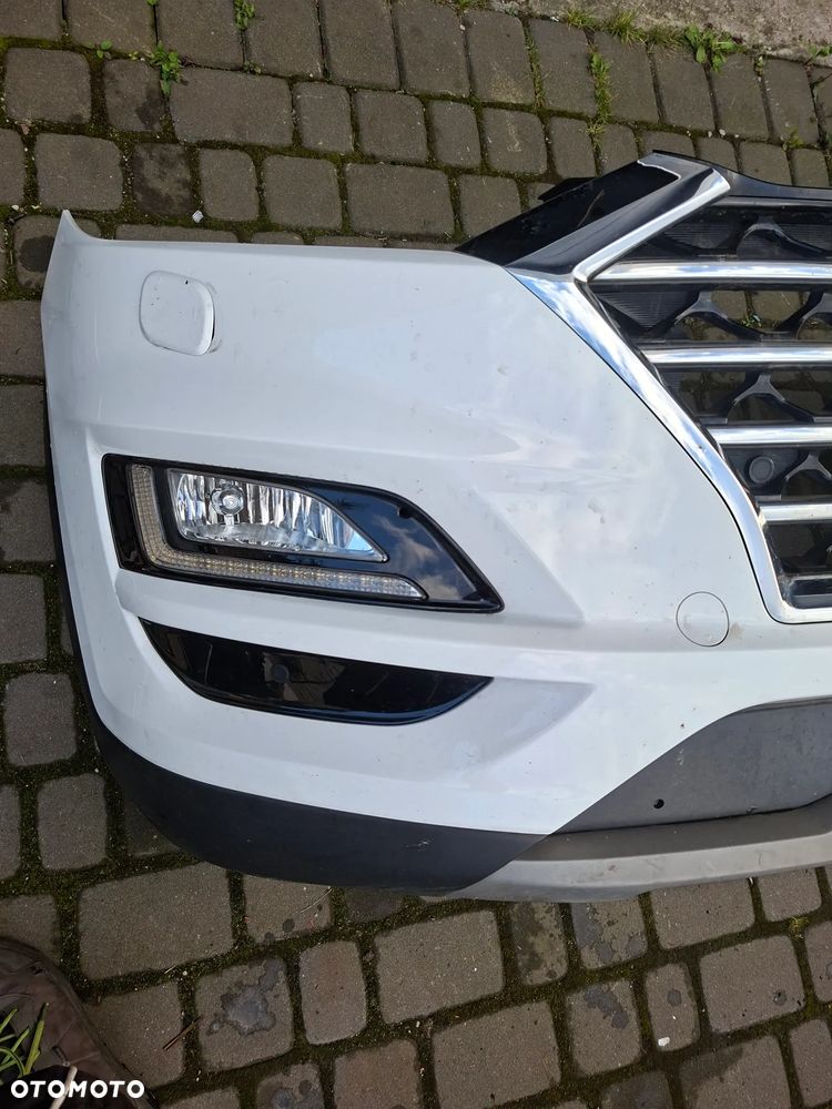 HYUNDAI TUCSON III 3 LIFT 18- ZDERZAK PRZÓD PRZEDNI Kompletny czarny biały siwy szary pae pyw x5r - 8