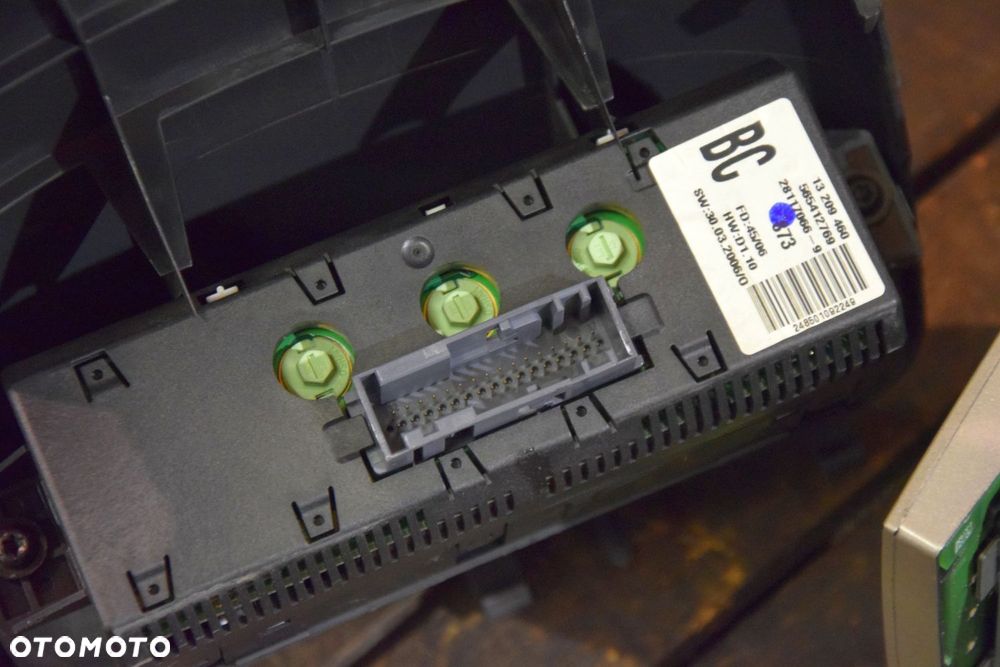 Opel Corsa D Radio CD30 MP3 Złote + wyświetlacz z PINEM Oryginał komplet - 3