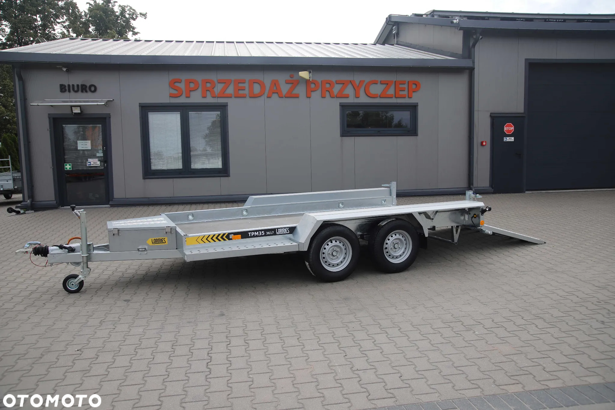 Lorries TPM35-3617 przyczepa do transportu maszyn budowlanych i minikoparek - 14