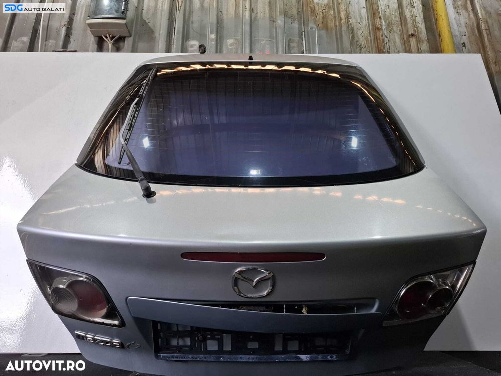 Hayon Haion Capota Portbagaj Dezechipat cu Luneta Geam Sticla Mazda 6 2002 - 2008 [L4369] - 3
