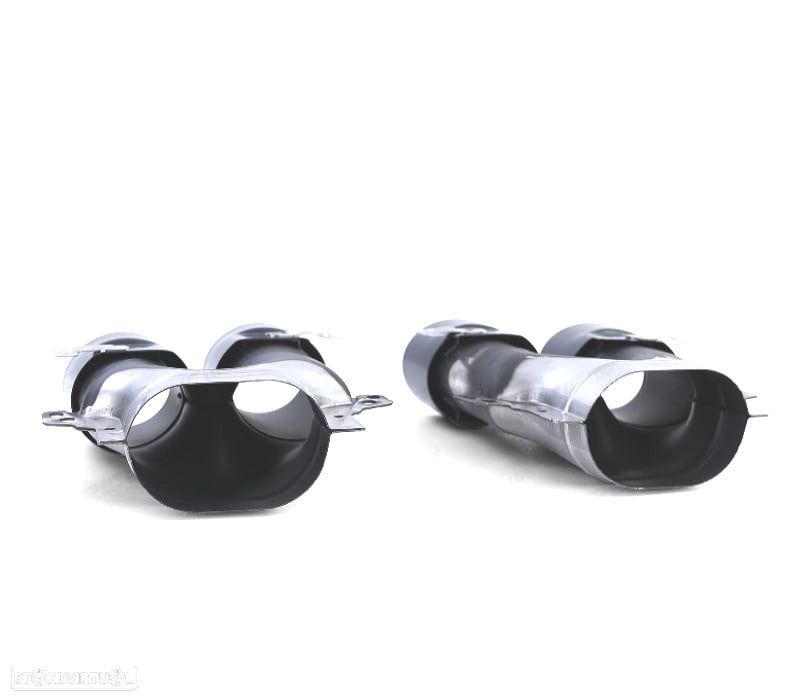 PONTEIRAS DE ESCAPE MERCEDES E W213 16- OLHAR E53 AMG PRETO - 2