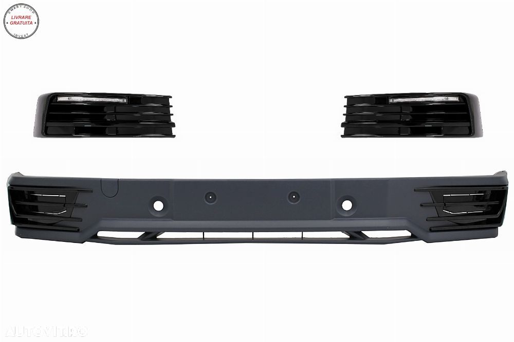 Prelungire Bara Fata Extensie Add-on cu Lumini de zi cu LED DRL VW Transporter T6 - livrare gratuita - 1