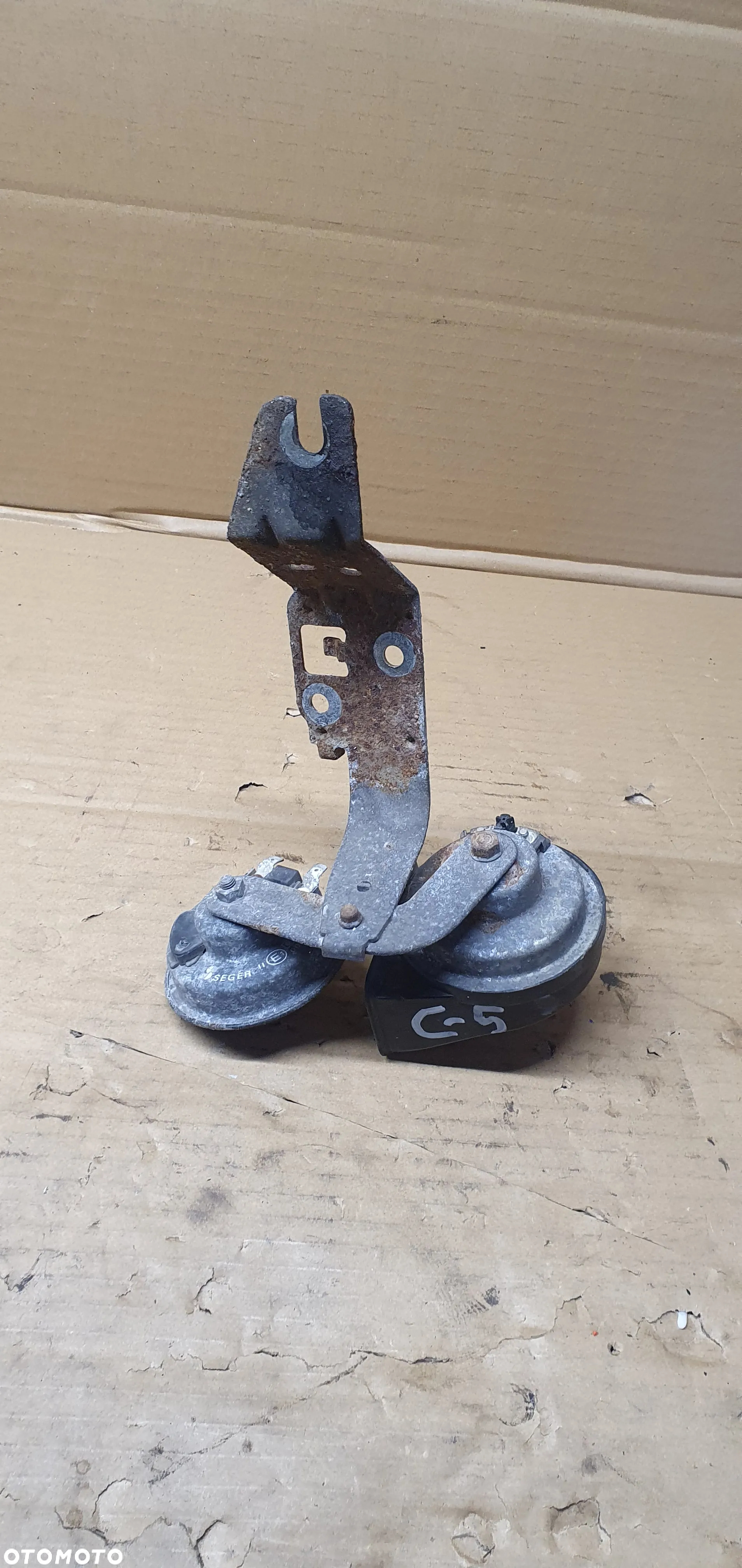 Klakson sygnał dźwiękowy klaksony Citroen C5 III 9684804180 - 4