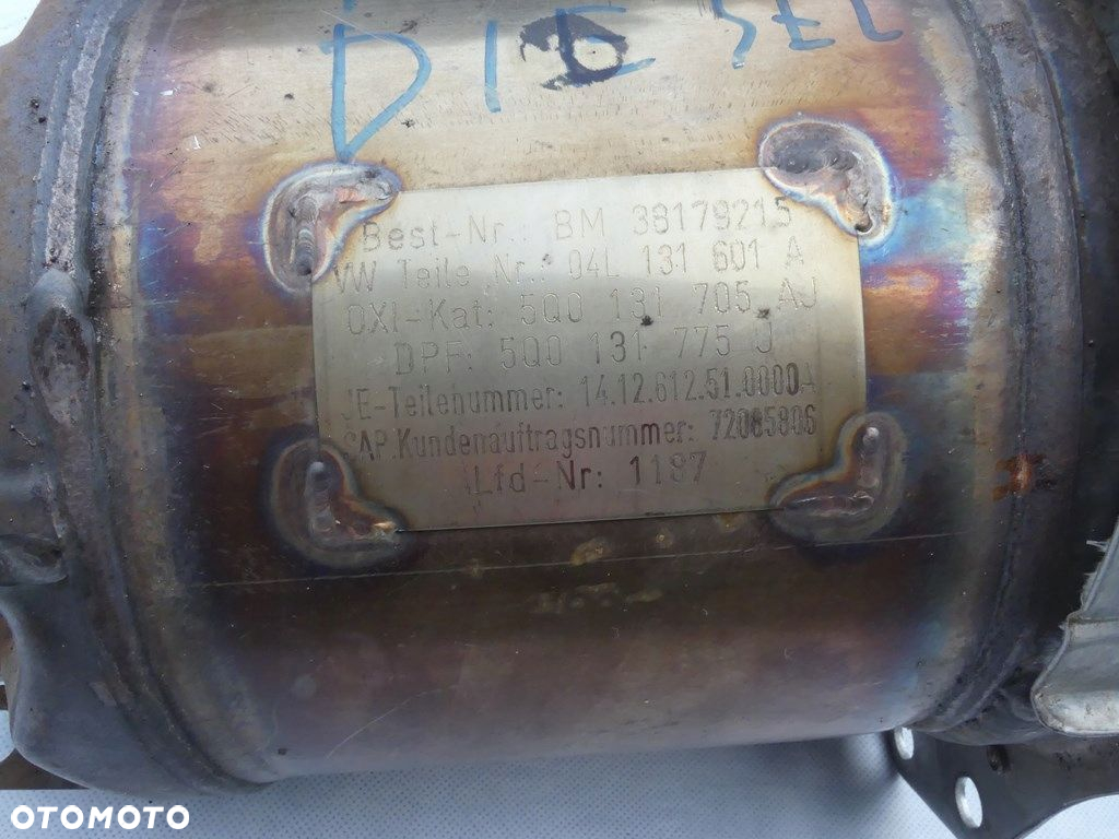 DW TIGUAN KATALIZATOR FILTR DPF 04L131601A 5Q0131705AJ 5Q0131705 - 2