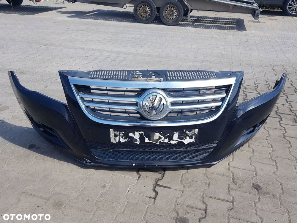 VW TIGUAN I 5N 06-10r ZDERZAK PRZÓD PRZEDNI GRILL LC9X - 1