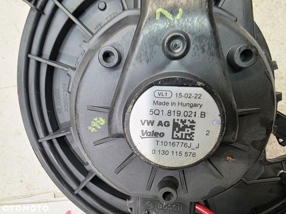 WENTYLATOR DMUCHAWA NAGRZEWNICY AUDI VOLKSEAGEN SEAT SKODA 5Q1819021B - 6