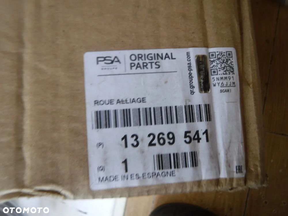 opel meriva felga aluminiowa nowa oryginał r17 7j et35 - 2