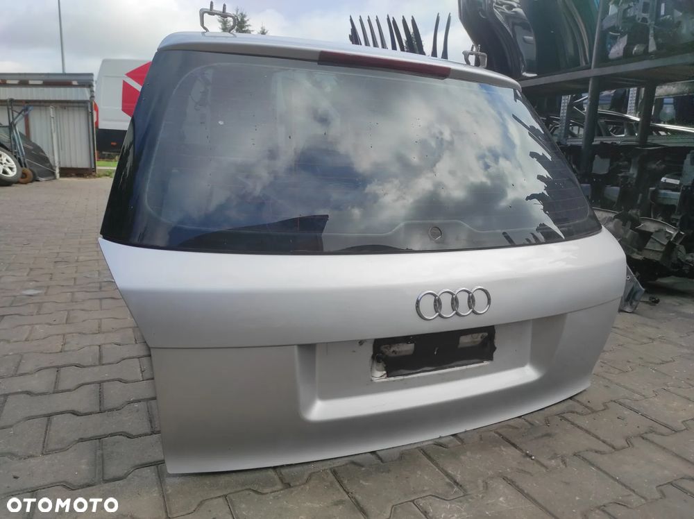 KLAPA BAGAŻNIKA TYLNA SZYBA AUDI A4 B6 KOMBI AVANT LY7W SREBRNA WYSYŁKA !!!! - 4