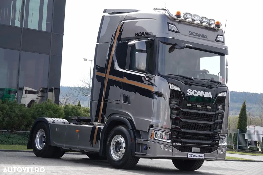Scania S 500 / RETARDER / AER CONDIȚIONAT PARCARE / JANTE DIN ALIAJ / PIELE / ANVELOPE 100% / REZERVORE 1.400 L - 2