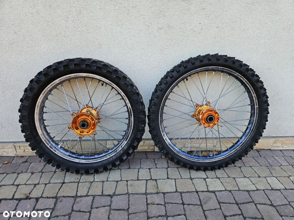 KTM EXC SX SXF FELGI KOŁA PRZÓD OŚ 26mm TYŁ 20mm PIASTY HAAN 450 400 250 125 530 350 KOŁO EXCEL KOMPLET LUB OSOBNO - 8