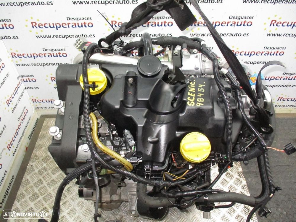 MOTOR COMPLETO RENAULT SCÉNIC III 2010 -K9K832 - 2