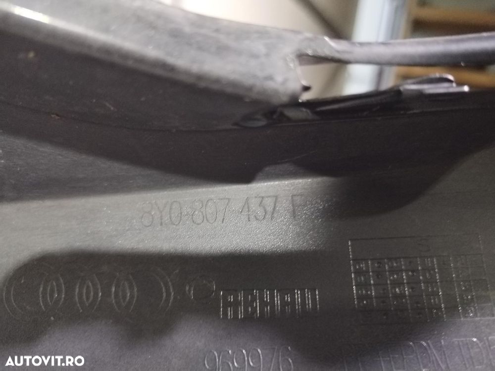 Bara fata Audi A3 S-Line, 2020, 2021, 2022, 2023, 2024, cod origine OE 8Y0807437F. 10276 - 13