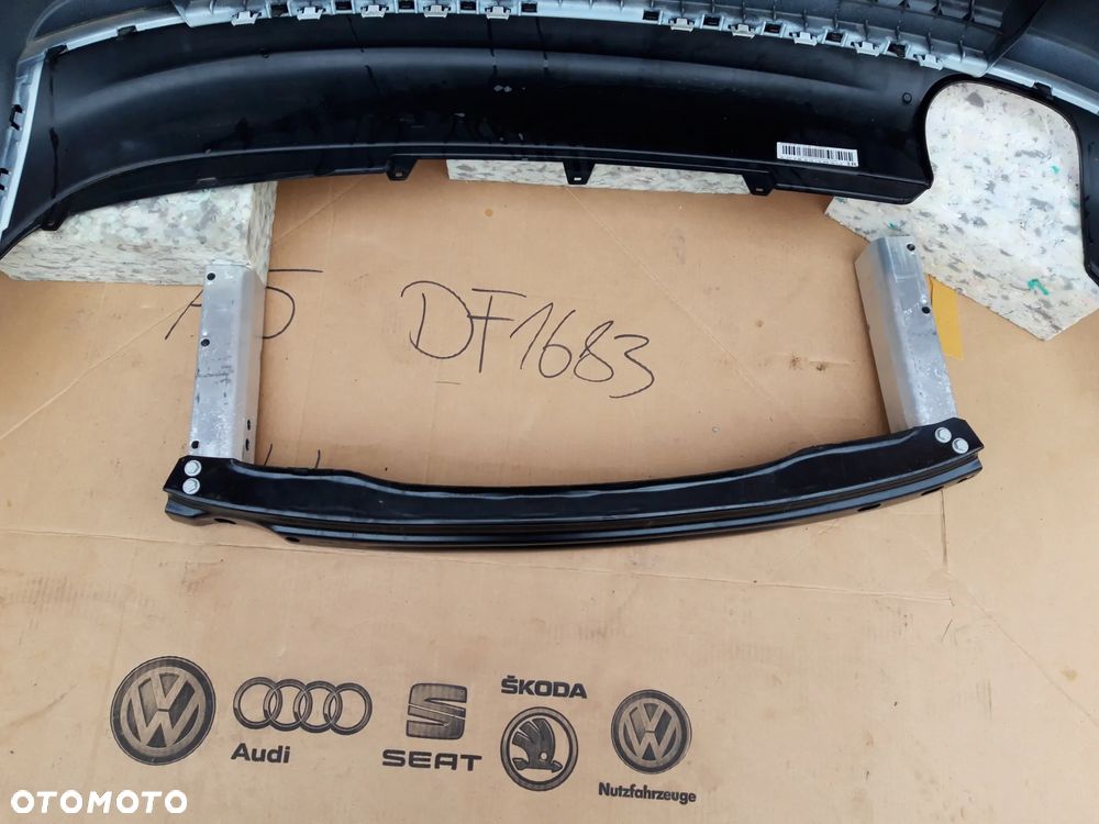 AUDI A5 8T LIFT 16r Zderzak tył kolor biały zwykły LY9C T9T9 - 2