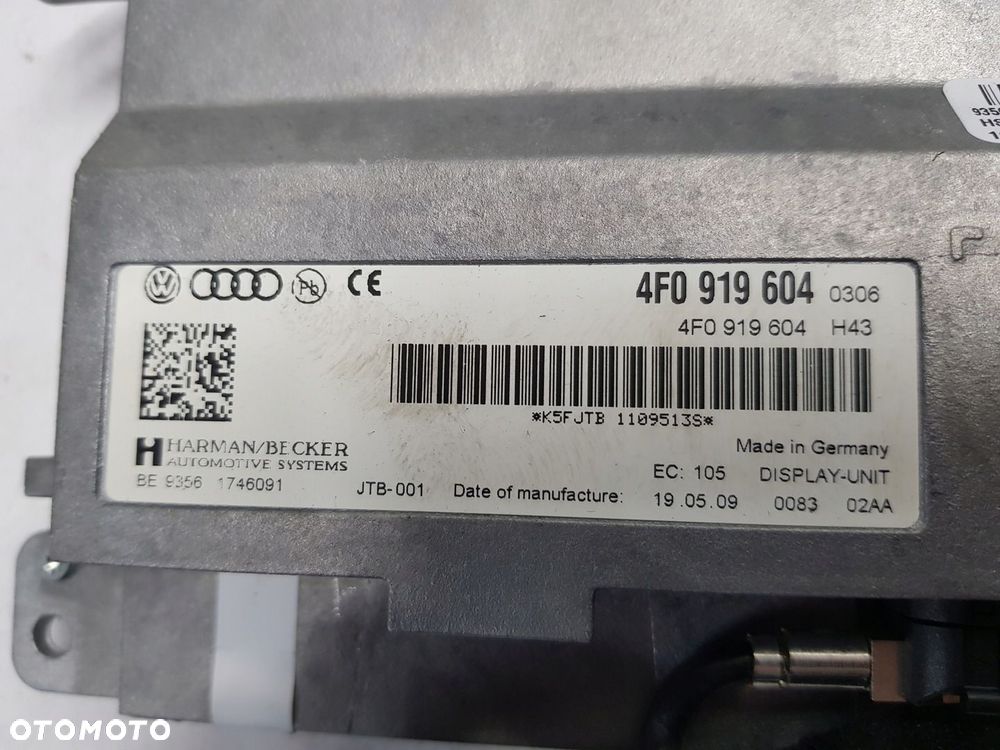 radio nawigacja Audi A4 B8 MMI 3G - 11