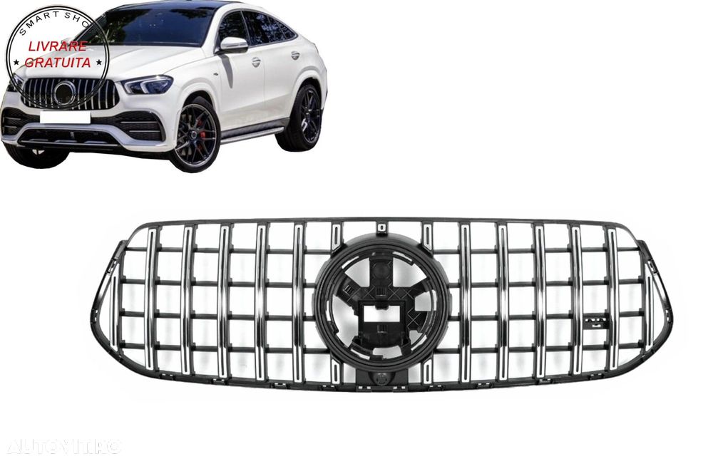Grila Centrala Mercedes GLE SUV W167 V167 GLE Coupe C167 Sport Package (2019-06.20- livrare gratuita - 6