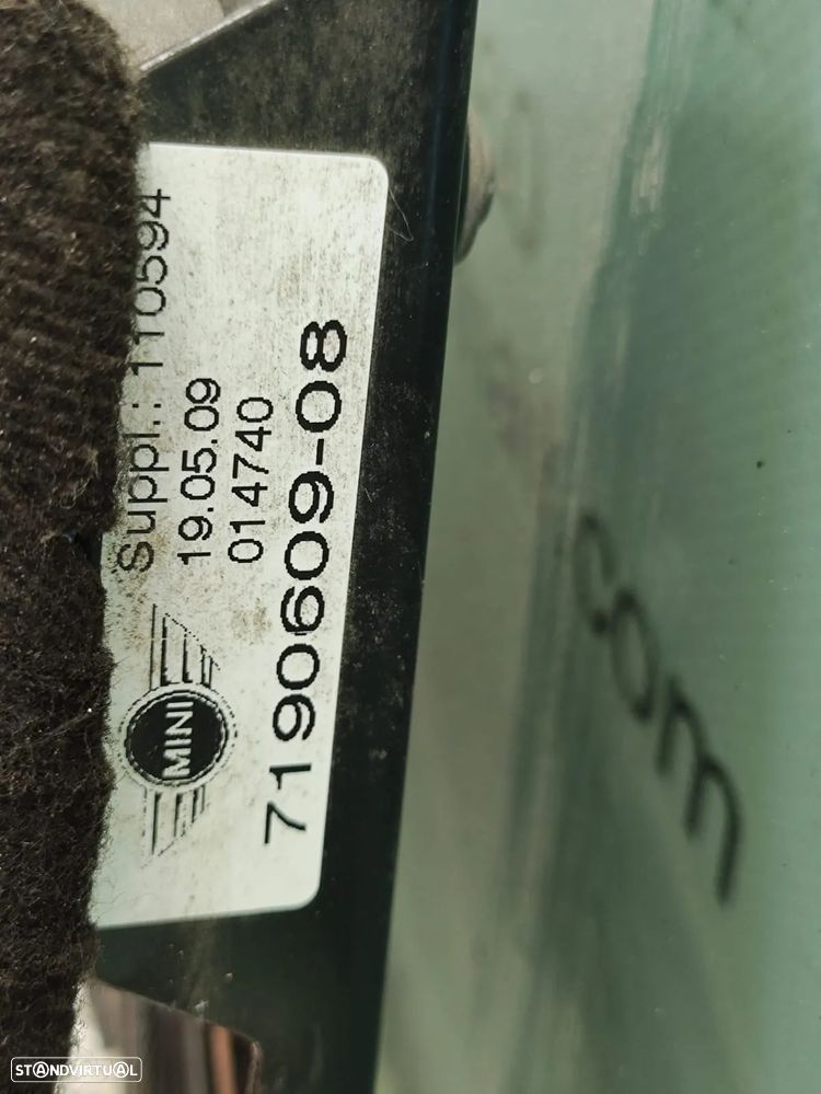Vidro com armação Traseiro Direita Esquerda Original Mini Cooper One S D R57 Cabrio - 15
