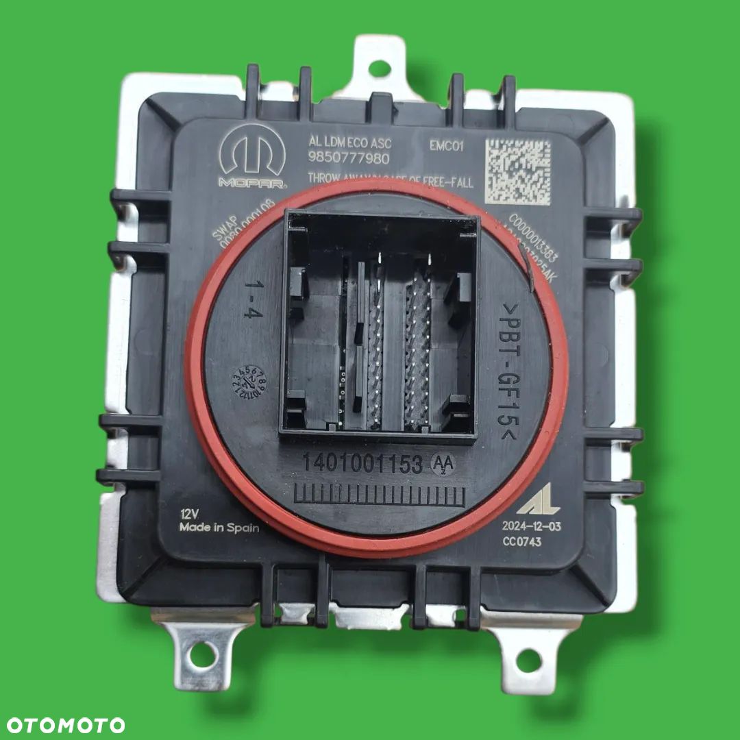 PRZETWORNICA MODUŁ LED STEROWNIK CITROEN C3 OPEL MOKKA 1420001087AB 9850777980 - 1
