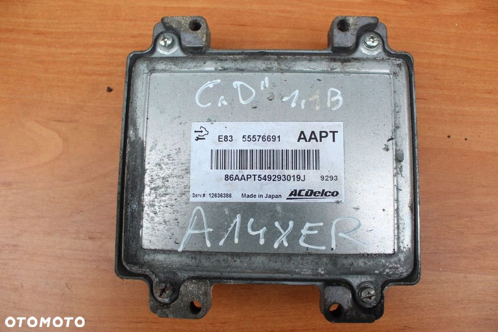 STEROWNIK KOMPUTER SILNIKA OPEL CORSA D 1.4 16V A14XER 55576691 - 1