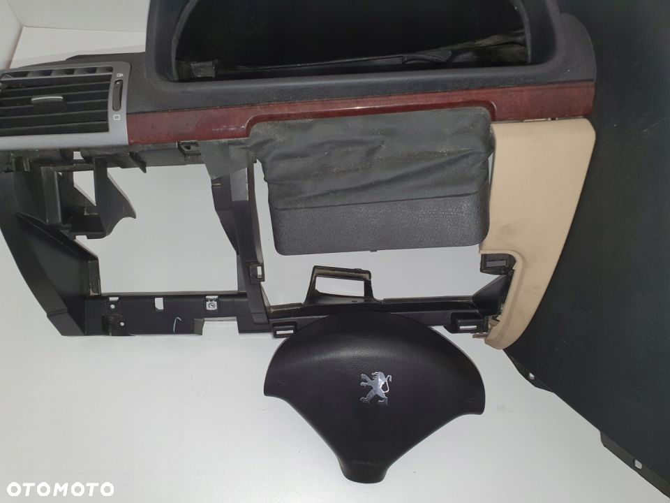 Konsola Deska Peugeot 407 bezowa Oryginal - 4