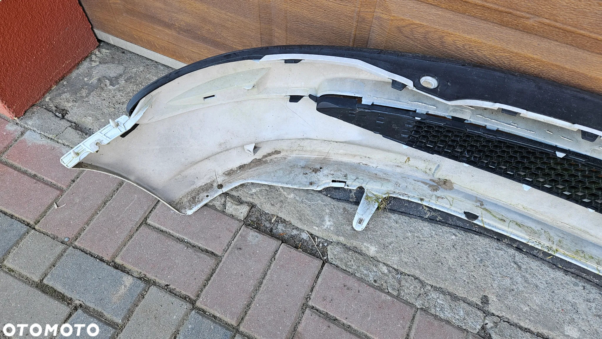 Peugeot 206 2002 2003 Kompletny zderzak przód Zderzak przedni kolor biały EWP EWPA - 9