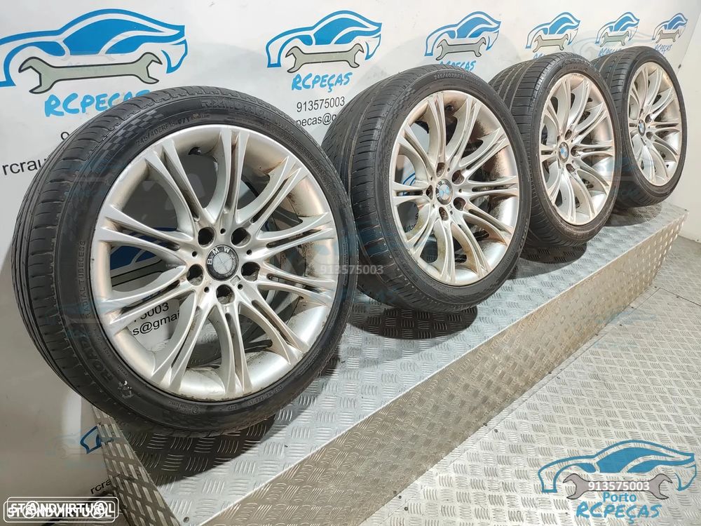 Jantes 18" BMW Serie 5 Pack M - 8J | ET20 | 5x120 - E60 | E61 - Style 135M - 18 Polegadas | E46 | E90 | E91 | E92 | E87 | E81 E88 | E82 | Pneus | 245/40/18 | 36118036570 | 8036570 | 5 x 120 - 10