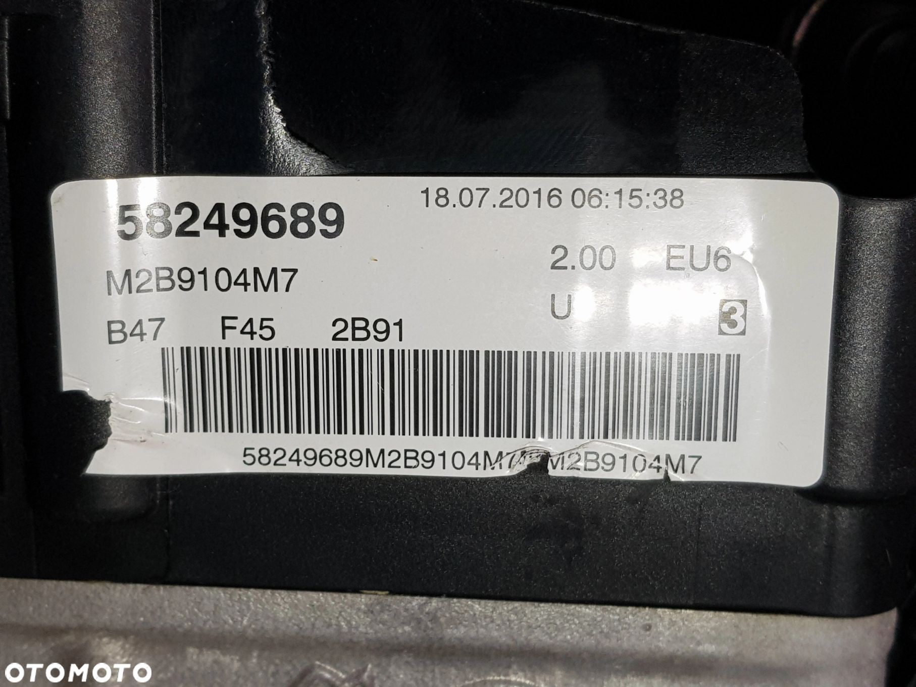 Silnik B47 B47C20A 2.0d BMW X1 F48 X2 F39 F45 - 7