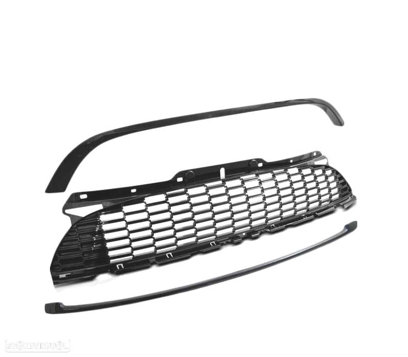 GRELHA MINI COOPER R56 57 55 S JCW 06-14 PRETO BRILHANTE - 2