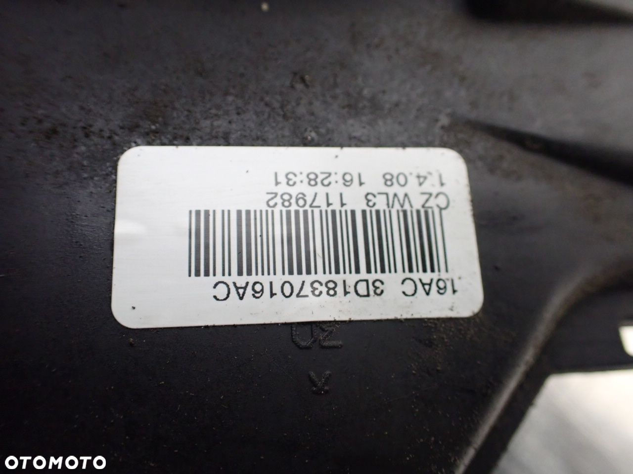 ZAMEK PRAWY PRZÓD DRZWI VOLKSWAGEN CADDY 2.0 III 3D1837016AC - 5