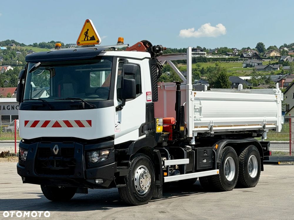 Renault C 380 * WYWROTKA 5,20 m + PK 16001 + PILOT + BORDMATIC *6x4 - 7