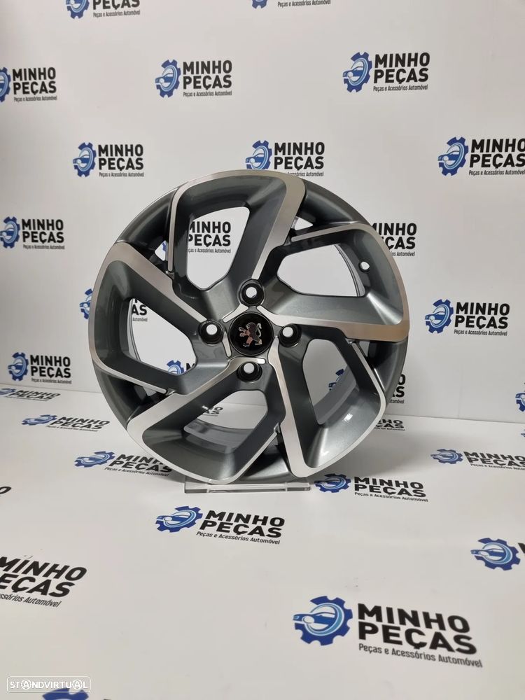 Jantes Peugeot em 15 GunMetal (4x108) - 8