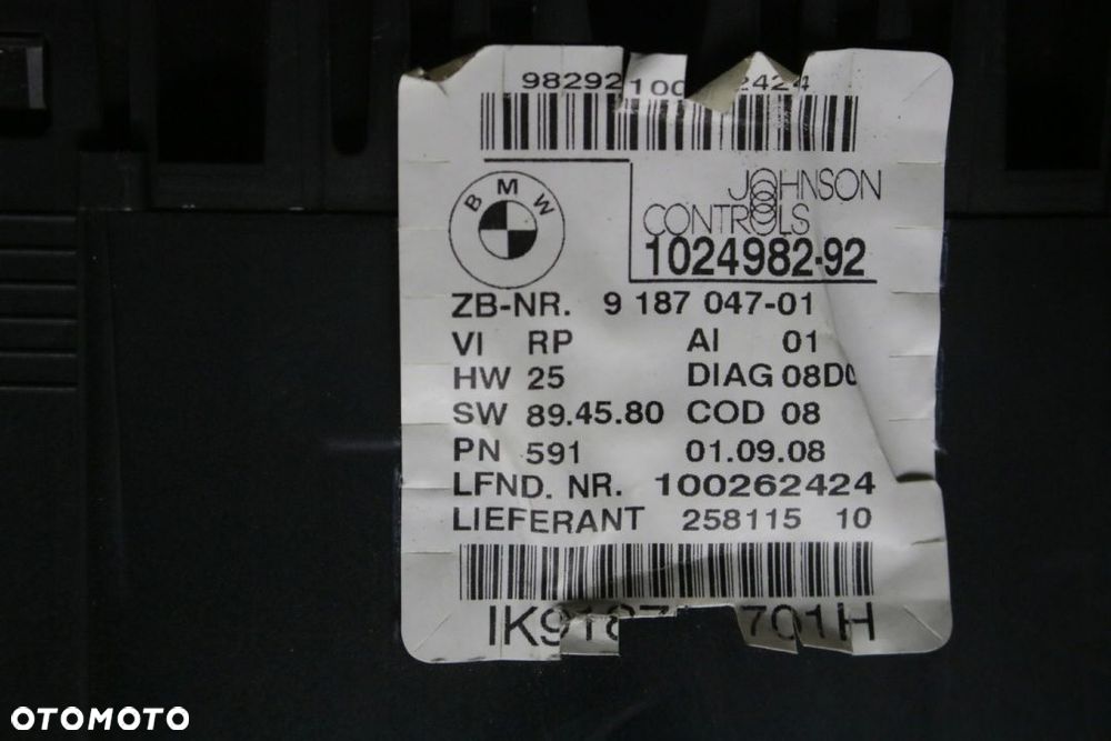 LICZNIK bmw E87 2.0 - 8