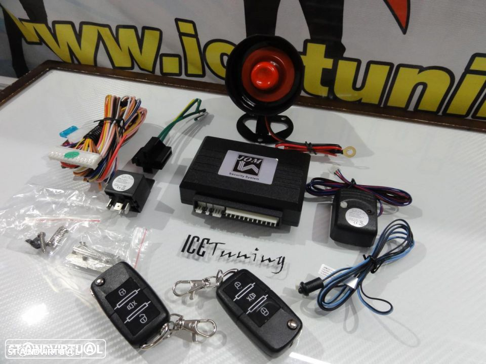 Alarme Universal + 2 Comandos Com Chave Retratil Tipo Audi / VW - 2