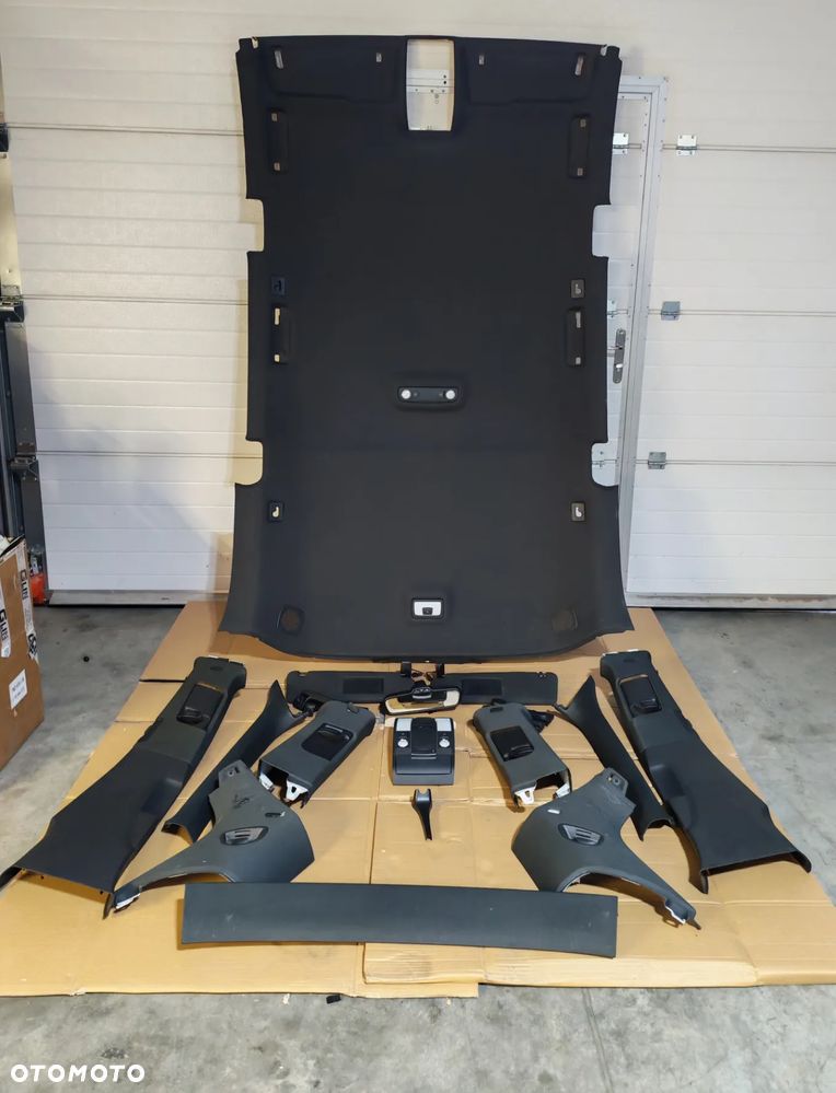 AUDI Q7 4L 09-15R PODSUFITKA S-LINE CZARNA KOMPLETNA OSLONY SLUPKOW OSWIETLENIE RACZKI SLONECZKA LUSTERKO 4L0867505H - 1