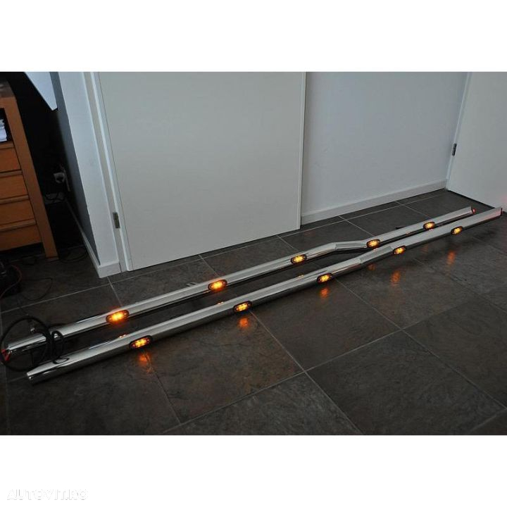Bara proiectoare, bullbar, suport lumini 3 elemente, bare sub carene, fuste DAF XF Euro 6 - 8