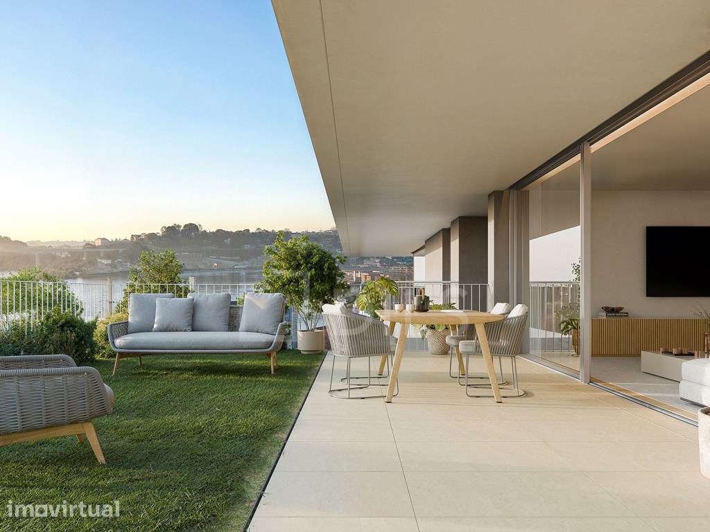 Apartamento T2 com varanda, em condomínio fechado, em Gondomar - Grande imagem: 4/57