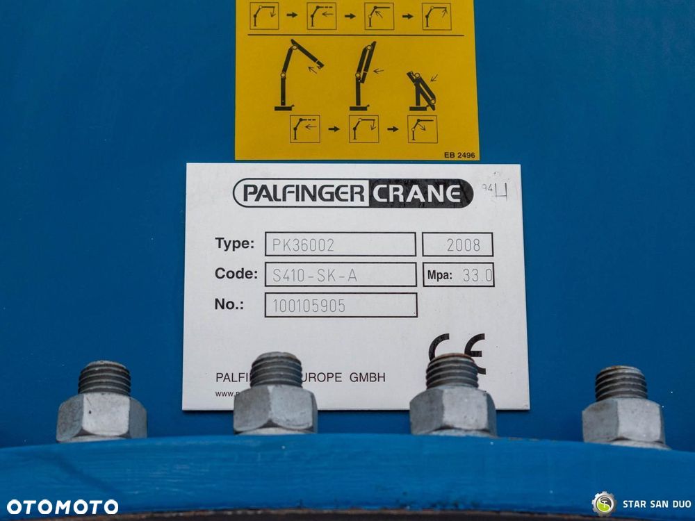 Iveco TRAKKER 410 6x4 PALFINGER PK 36002 HDS Fly Jib Żuraw - 23