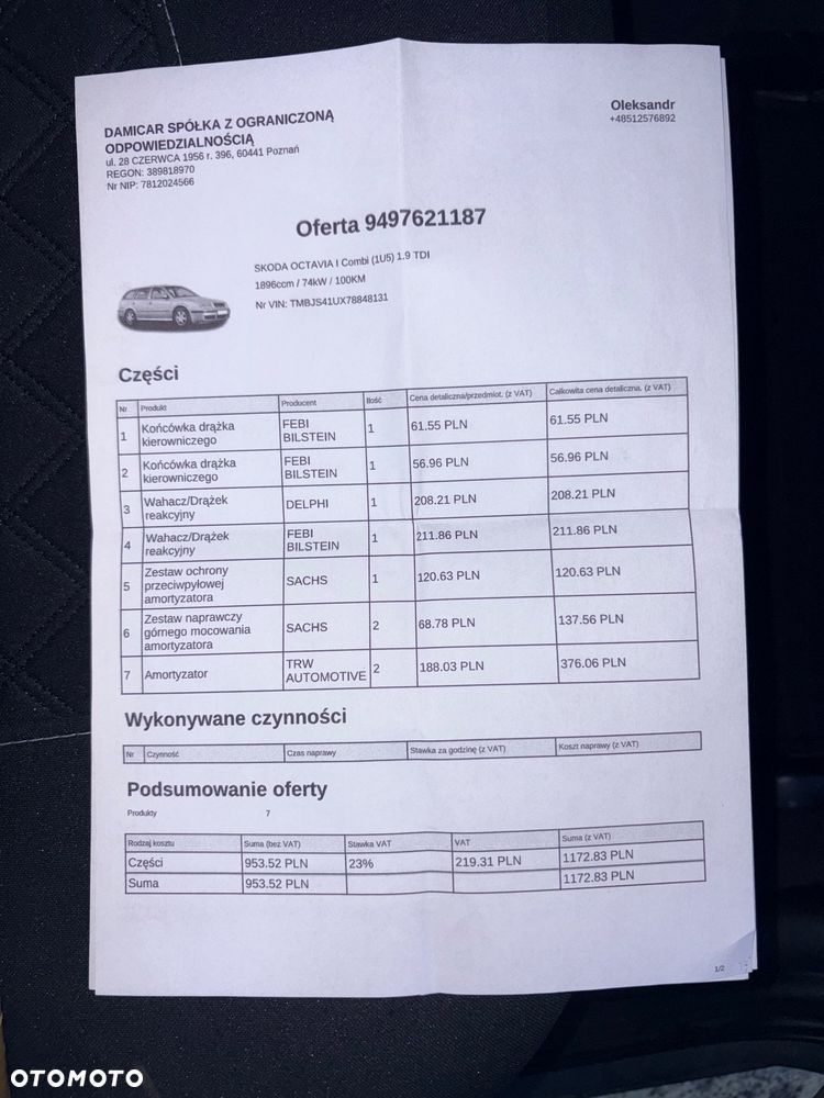 Skoda Octavia 1.9 TDI Tour - 13