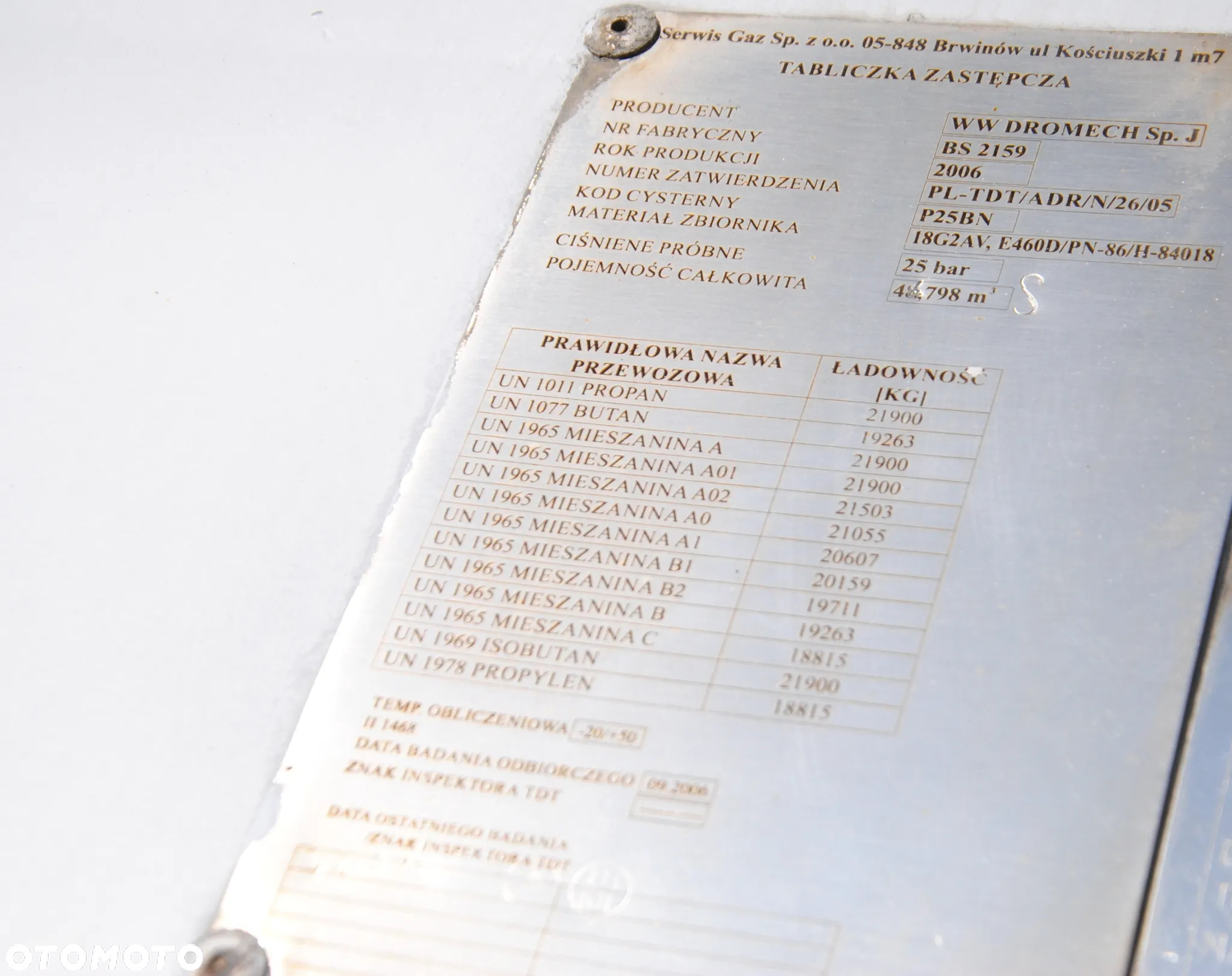 Inny Cysterna gazowa Dromech z Renault Premium - 15