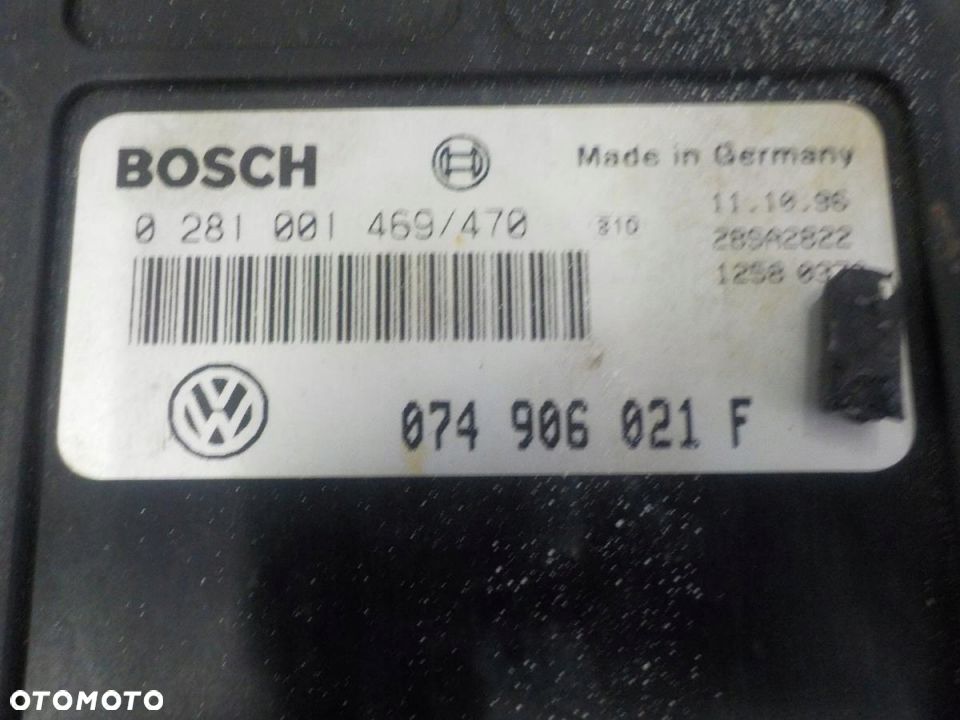 VW T4 2.5 TDI KOMPUTER STEROWNIK 07490602F IMMO - 2