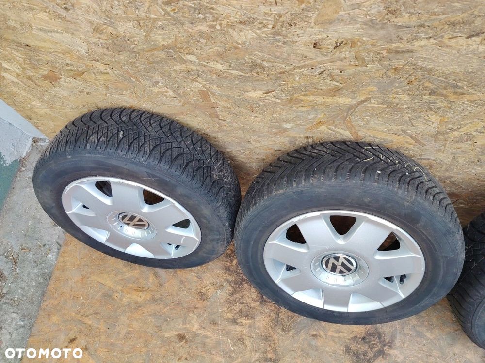 VW BBS 6JX14 5X100 ET43 fi 57,1mm FELGI ALU KOMPLET X4 HANKOOK 185/60R14 - 5