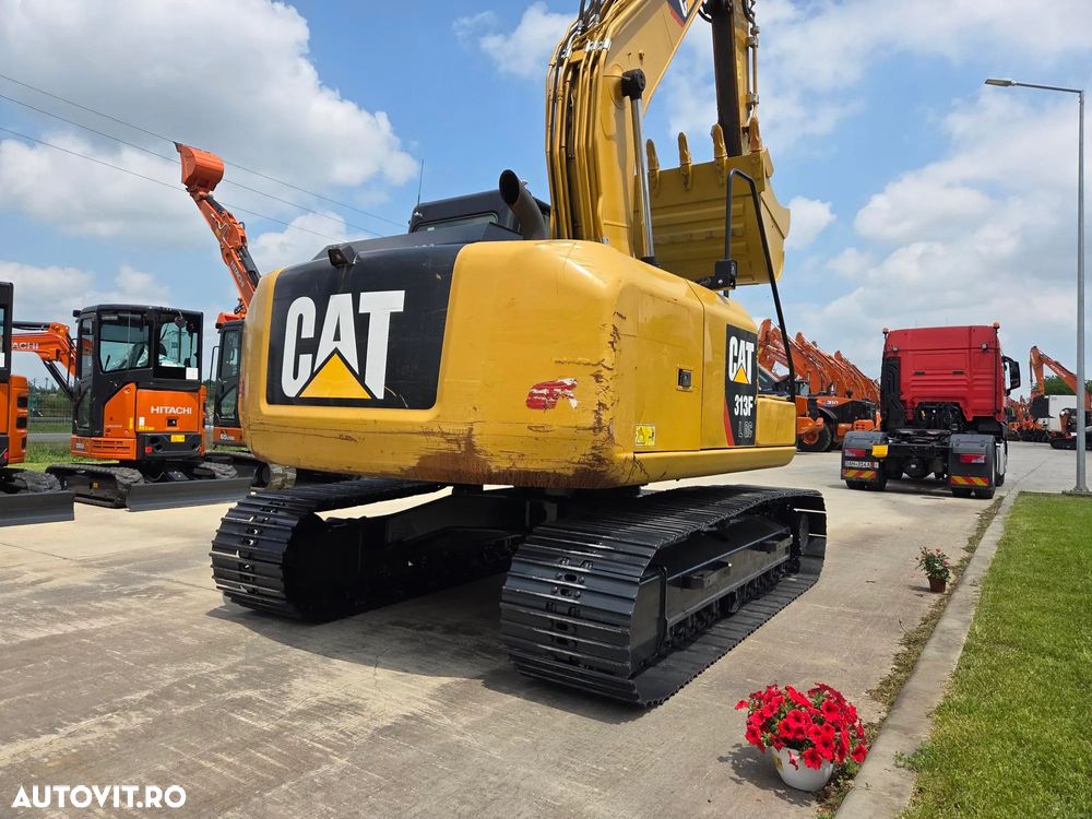 Caterpillar CAT 313F, 2018, 3.980h, CUPLA RAPIDA hidr, cupa NOUA, instalatia picon pe brate, camera spate, camera dreapta, motor CAT 115CP, posbilitate leasing 3 ani, STARE FOARTE BUNA produs in Japonia, PROMOTIE 59.900 EUR+Tva - 11