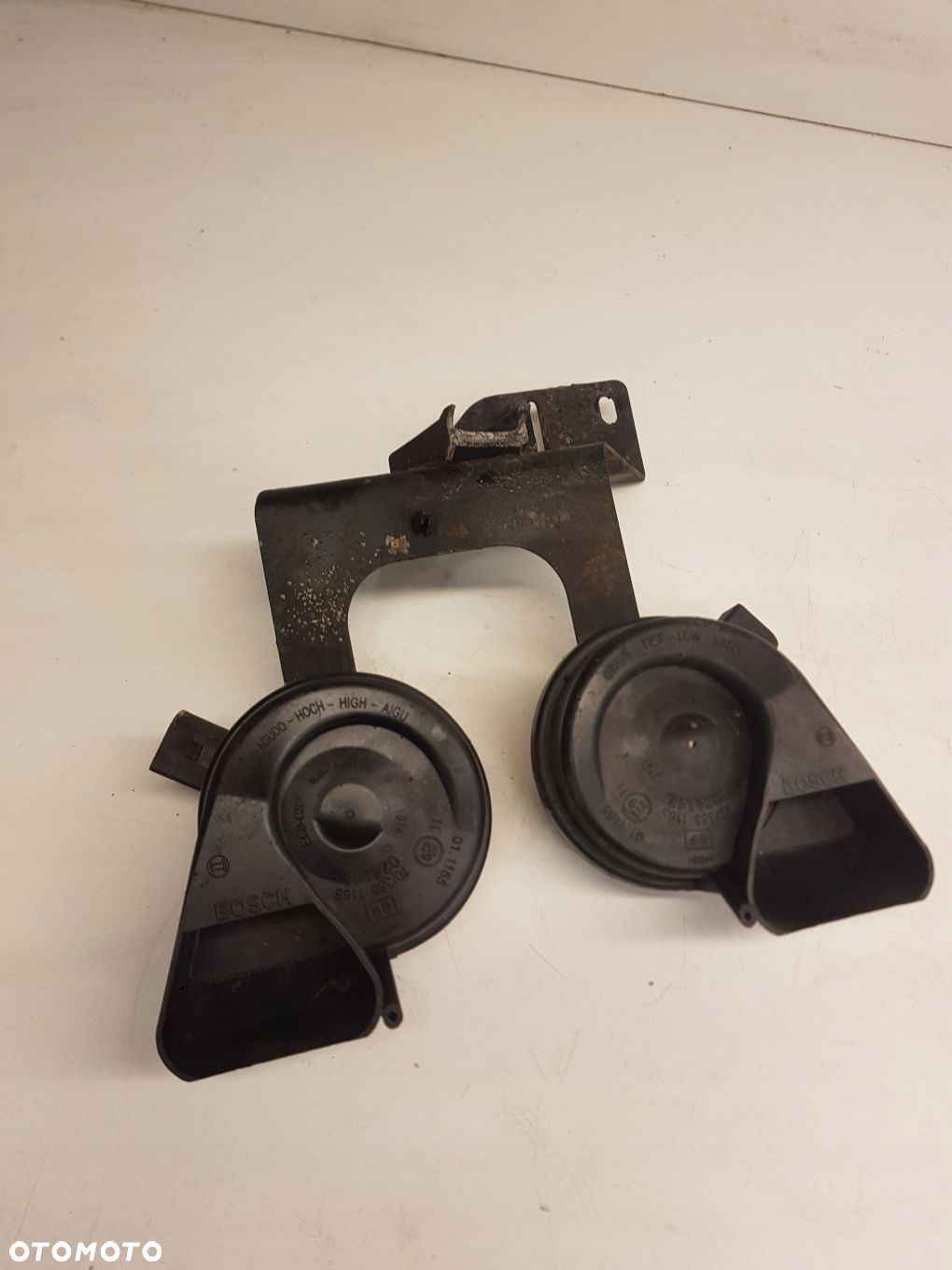 KLAKSON SYGNAŁ AUDI A6 C6 4F0951229 KOMPLET - 1