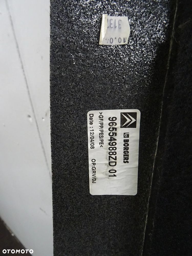 CITROEN C5 III SEDAN WYKŁADZINA PODŁOGA BAGAŻNIKA - 4