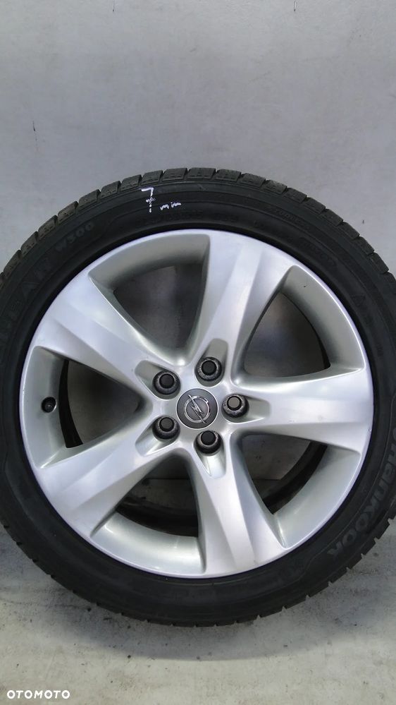 OPEL ZAFIRA ASTRA INSIGNIA MOKKA FELGA FELGI ALUMINIOWE OPONY 7x17 ET42 5x98 ORYGINALNE - 4