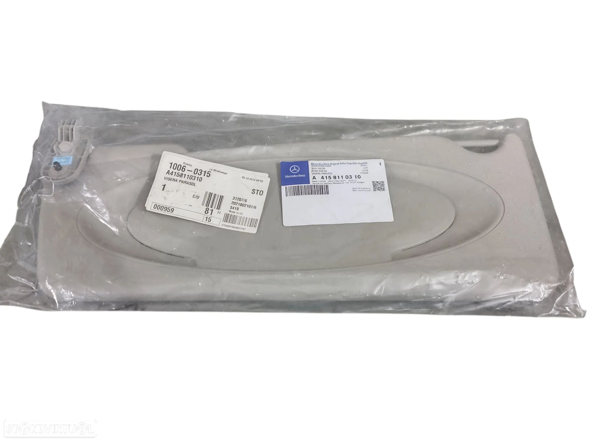 Pala de Sol Esq Nova Mercedes Citan W415 A4158110310 - 1