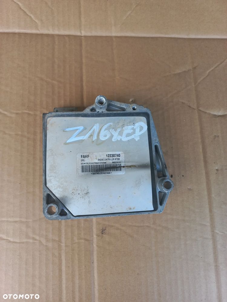 komputer sterownik silnika opel astra h zafira b 1.6 z16xep 12230740