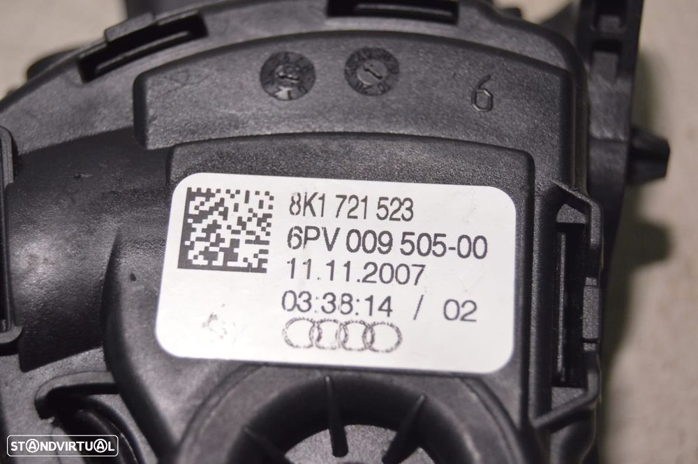 PEDAL PEDALEIRA ACELERADOR ELETRICO AUDI 8K1723523 6PV00950500 6PV009505 AUDI A5 8T3 8TA 3.0 TDI QUATTRO V6 245CV CDU CDUD A4 B8 4K - 5